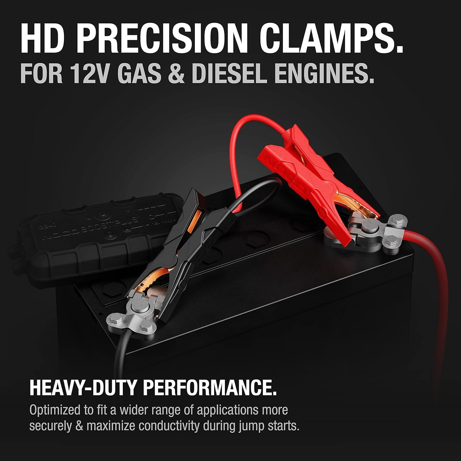 image:imageNOCO GBC003 Boost HD Precision Battery Clamps for GB20 GB40 GB50 and GBX45 UltraSafe Lithium Jump StartersOne Size