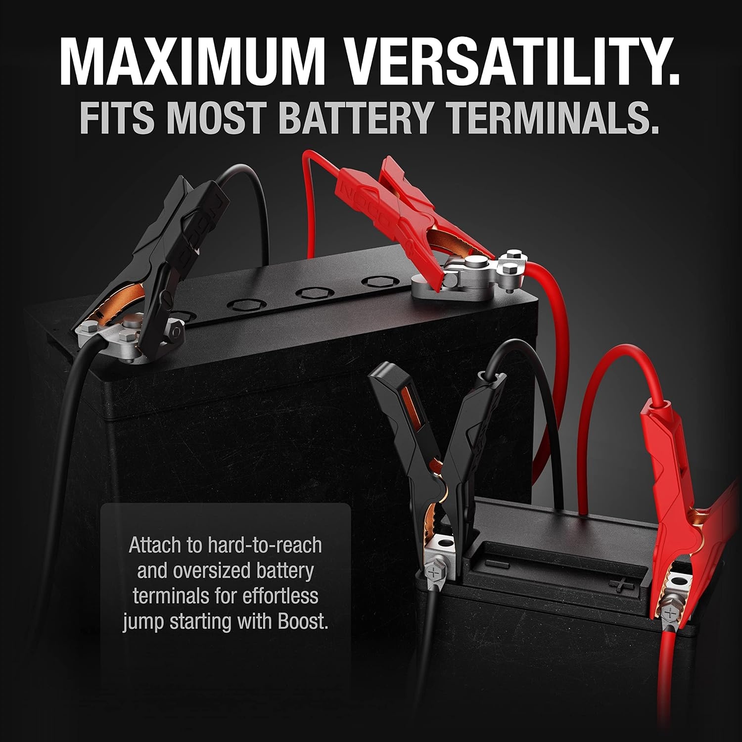 image:imageNOCO GBC003 Boost HD Precision Battery Clamps for GB20 GB40 GB50 and GBX45 UltraSafe Lithium Jump StartersOne Size