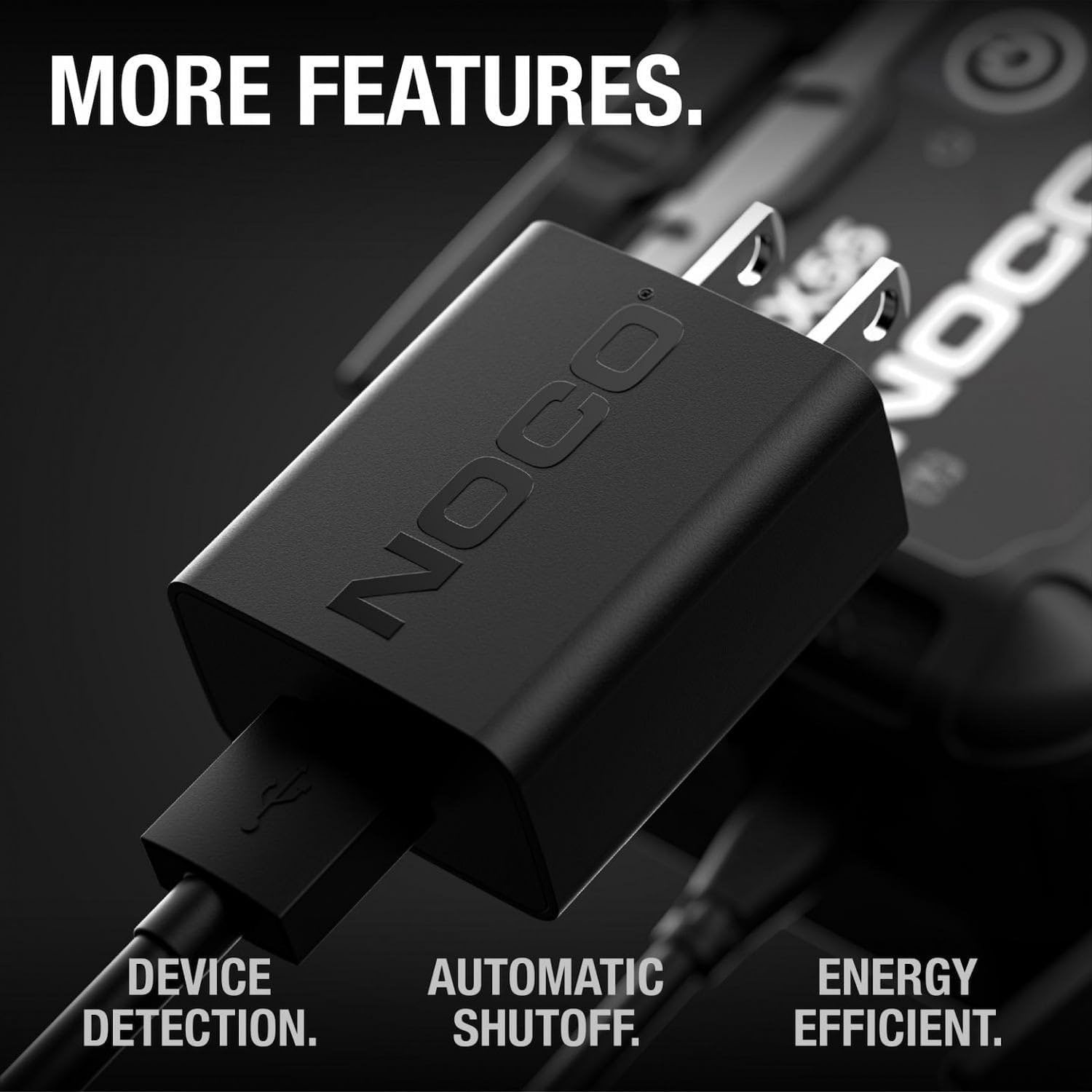 image:imageNOCO NUSB211NA 10W USB Power Adapter 21A 5V Wall Charger and Compatible Apple Samsung Google Amazon Devices
