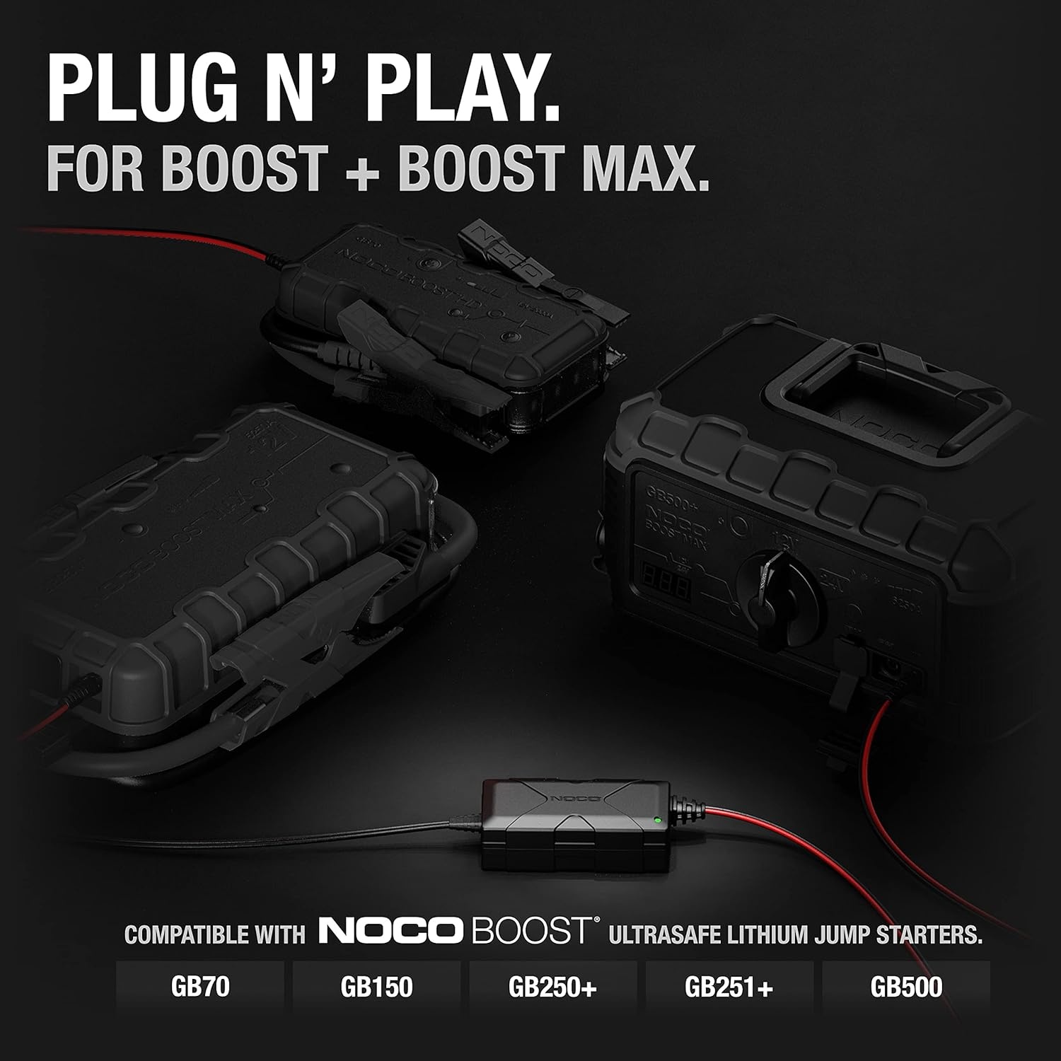 image:imageNOCO XGC4 56Watt XGC Power Adapter for GB70GB150GB250GB251GB500 Boost UltraSafe Lithium Jump Starters60 inches