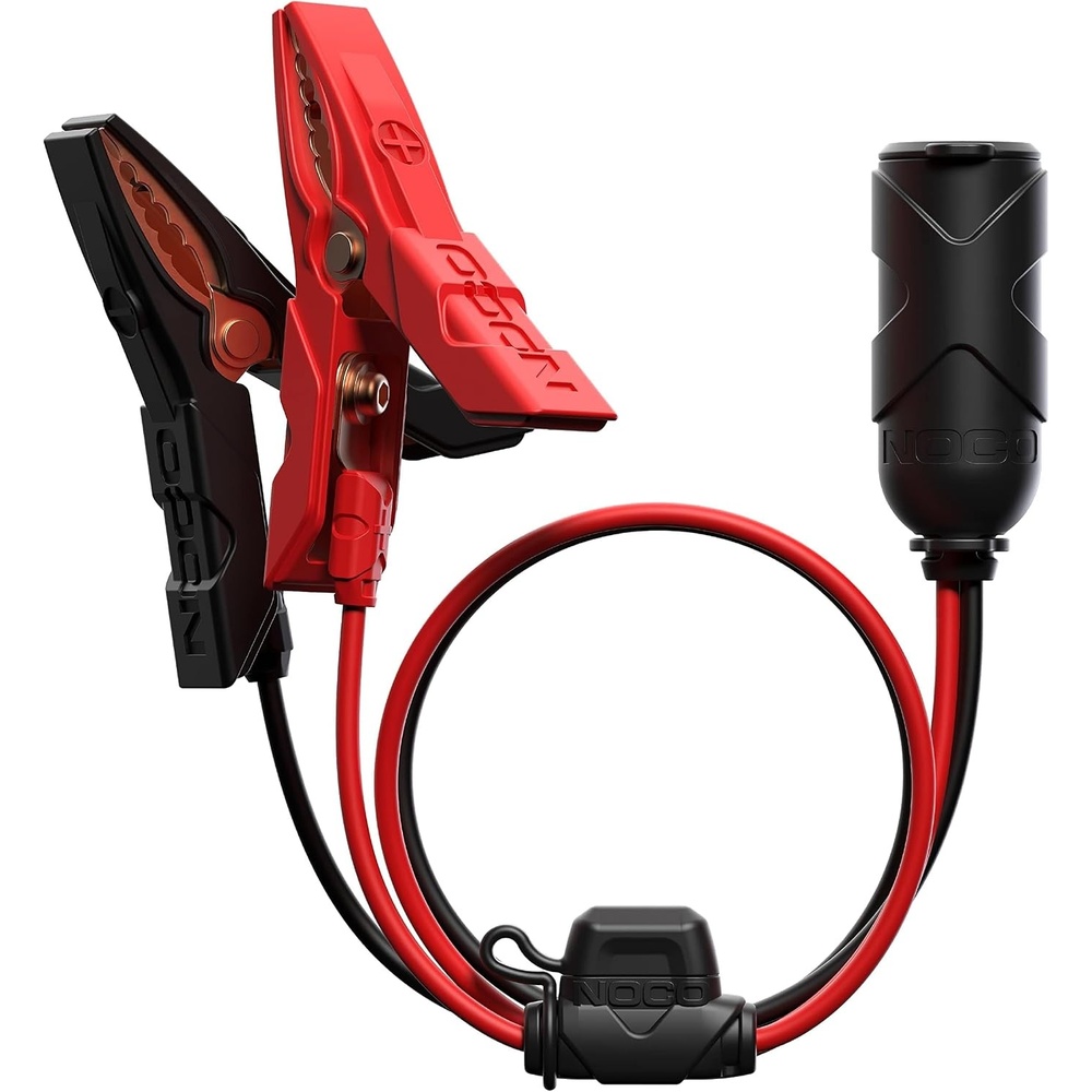 image:imageNOCO GC017 15A 14AWG 12V Adapter HeavyDuty Cigarette Lighter Plug and Female Socket With Battery Clamps12V Battery Clamp Pack of 6