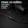 NOCO GC018 15A 14AWG 12V Adapter, Heavy-Duty Cigarette Lighter Plug, and Female Socket with Eyelet Terminals(12V Eyelet Terminal)
