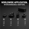 NOCO U65 65W USB-C Charger, Power Delivery (PD) Fast Portable Micro Wall Charger and International Travel Charger with Interchangeable Plugs for Apple, Google, Samsung, Microsoft and More