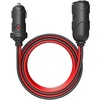 NOCO GC019 15A 14AWG 12V Adapter, Heavy-Duty Cigarette Lighter Plug, and Male to Female Socket With 12-Foot Extension Cord(12V 12-Foot Extension)