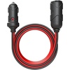 NOCO GC019 15A 14AWG 12V Adapter, Heavy-Duty Cigarette Lighter Plug, and Male to Female Socket With 12-Foot Extension Cord(12V 12-Foot Extension (Pack of 6))
