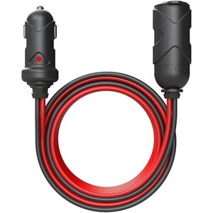 NOCO GC019 15A 14AWG 12V Adapter, Heavy-Duty Cigarette Lighter Plug, and Male to Female Socket With 12-Foot Extension Cord(12V 12-Foot Extension)