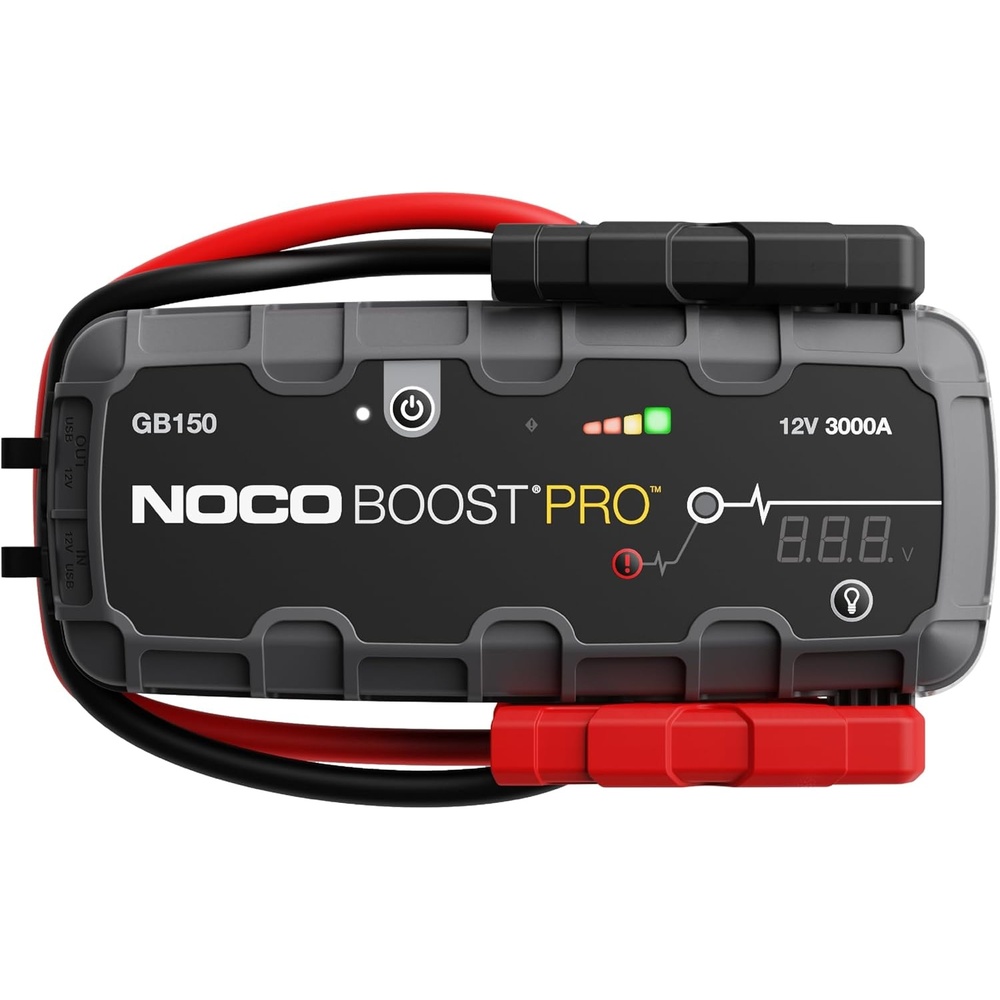 image:imageNOCO Boost GB150 3000A UltraSafe Jump Starter  12V Lithium Battery Booster Pack Portable Jump Box Power Bank amp Jumper Cables  for 90L Gas and 70L Diesel Engines