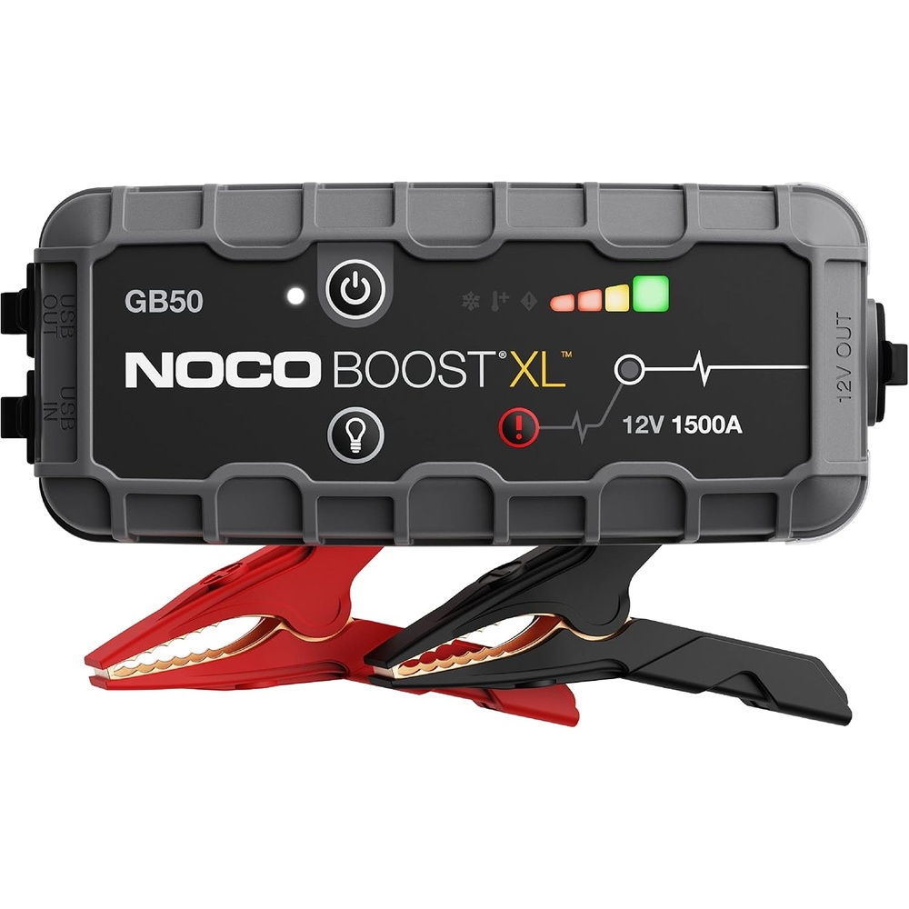 image:imageNOCO Boost GB50 1500A UltraSafe Jump Starter  12V Lithium Battery Booster Pack Portable Jump Box Power Bank amp Jumper Cables  for 70L Gas and 45L Diesel Engines  SparkProof amp Reverse Polarity Protection For Car Truck Motorcycle SUV Boat ATV RV up to 70L Gas amp 45L Diesel