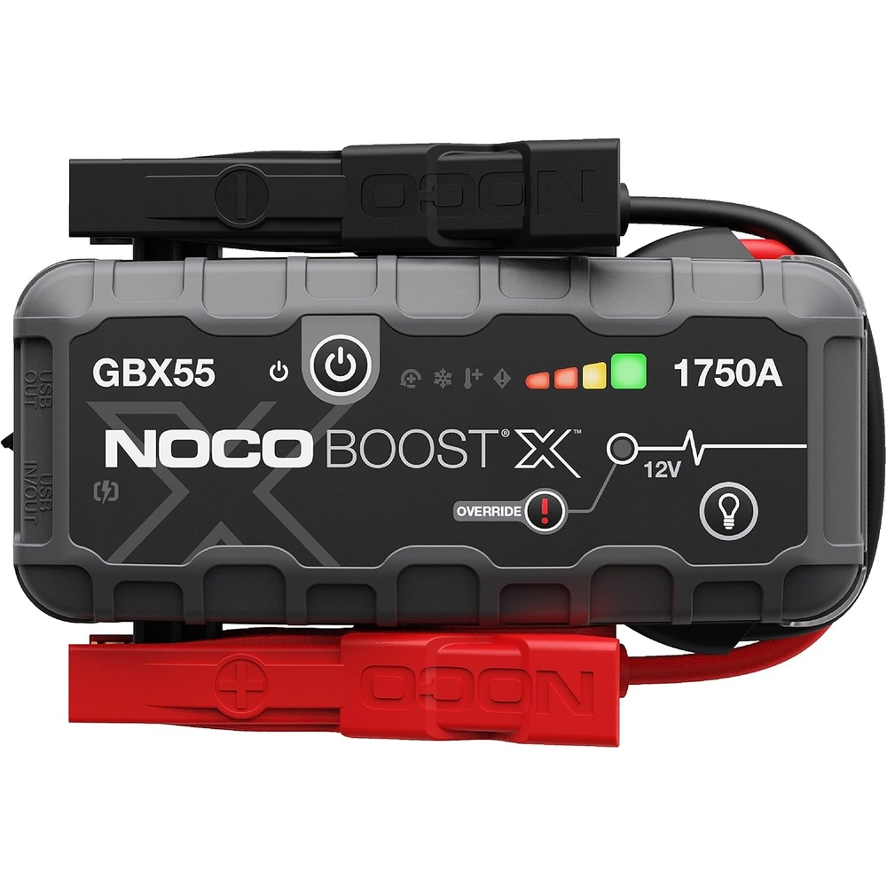image:imageNOCO Boost X GBX55 1750A UltraSafe Jump Starter  12V Lithium Battery Booster Pack Portable Jump Box Power Bank amp Jumper Cables  for 75L Gas and 50L Diesel Engines  SparkProof amp Reverse Polarity Protection For Car Truck Motorcycle SUV Boat ATV RV up to 75L Gas amp 50L Diesel