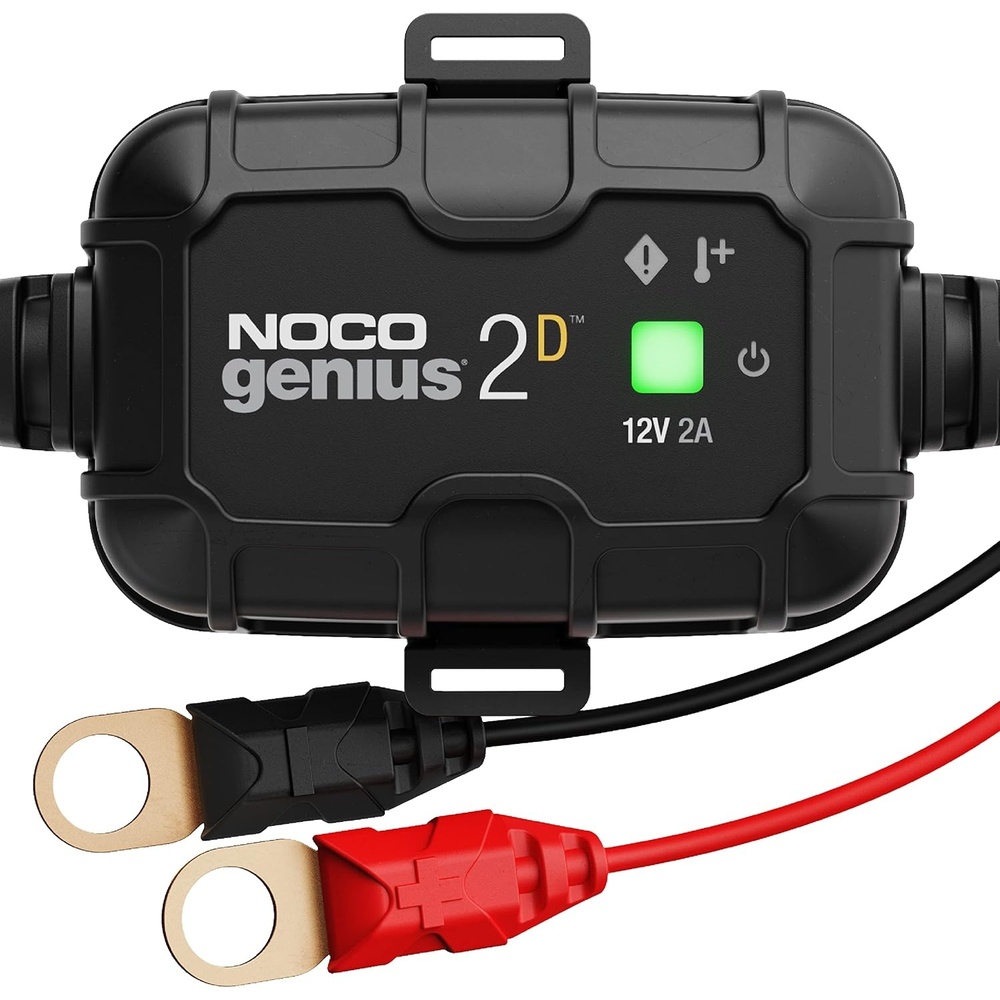 image:imageNOCO GENIUS2D 2A 12V Smart Onboard Battery Charger  DirectMount Automatic Maintainer Trickle Charger amp Desulfator with Overcharge Protection amp Temperature Compensation  for LeadAcid Batteries  DirectMount Overcharge Protection Desulfator Temperature Compensation Force Mode For LeadAcid Wet Gel AGM SLA2A Pack of 6