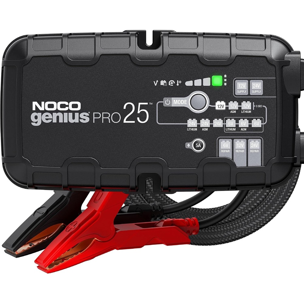 image:imageNOCO GENIUSPRO25 25A 61224V Battery Charger amp Maintainer Power Supply Mode Overcharge Protection Desulfator Temperature Compensation Force Mode For LeadAcid amp Lithium