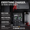 NOCO GENIUS2X2: 4A 2-Bank Smart Battery Charger (2A/Bank) – 6V/12V Automatic Maintainer, Trickle Charger & Desulfator with Overcharge Protection & Temperature Compensation – for Lead-Acid & Lithium | Charges 2 Batteries at Once, Overcharge Protection, Desulfator, Temperature Compensation, Force Mode, For Lead-Acid & Lithium(4A (2A per Bank) (Pack of 2))