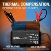 NOCO GENIUSPRO50: 50A 6V/12V/24V Professional Smart Battery Charger – Maintainer, Desulfator & Power Supply with Overcharge Protection & Thermal Compensation – for Lead-Acid & Lithium Batteries | Power Supply Mode, Overcharge Protection, Desulfator, Temperature Compensation, Force Mode, For Lead-Acid & Lithium