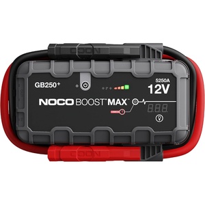 NOCO Boost Max GB250: 5250A UltraSafe Jump Starter – 12V Lithium Battery Booster Pack, Portable Jump Box, Power Bank & Jumper Cables – for 16L Gas and Diesel Engines