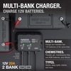 NOCO Genius GENPRO10X2: 2-Bank, 20A Onboard Battery Charger – 10A Per Bank, 12V Waterproof Marine Charger with Overcharge Protection & Temperature Compensation – for Lead-Acid & Lithium Batteries | Charges 2 Batteries at Once, IP68 Waterproof, Overcharge Protection, Temperature Compensation, For Lead-Acid & Lithium(20A (10A per Bank))