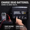 NOCO Genius GENPRO10X4: 4-Bank, 40A Onboard Battery Charger – 10A Per Bank, 12V Waterproof Marine Charger with Overcharge Protection & Temperature Compensation – for Lead-Acid & Lithium Batteries | Charges 4 Batteries at Once, IP68 Waterproof, Overcharge Protection, Temperature Compensation, For Lead-Acid & Lithium