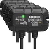 NOCO Genius GEN5X1: 1-Bank, 5A Onboard Battery Charger – 5A Per Bank, 12V Waterproof Marine Charger with Overcharge Protection & Temperature Compensation – for Lead-Acid & Lithium Batteries | Charges 1 Battery at Once, IP68 Waterproof, Overcharge Protection, Temperature Compensation, For Lead-Acid & Lithium(5A (5A per Bank) (Pack of 4))
