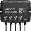 NOCO Genius GENPRO10X4: 4-Bank, 40A Onboard Battery Charger – 10A Per Bank, 12V Waterproof Marine Charger with Overcharge Protection & Temperature Compensation – for Lead-Acid & Lithium Batteries | Charges 4 Batteries at Once, IP68 Waterproof, Overcharge Protection, Temperature Compensation, For Lead-Acid & Lithium
